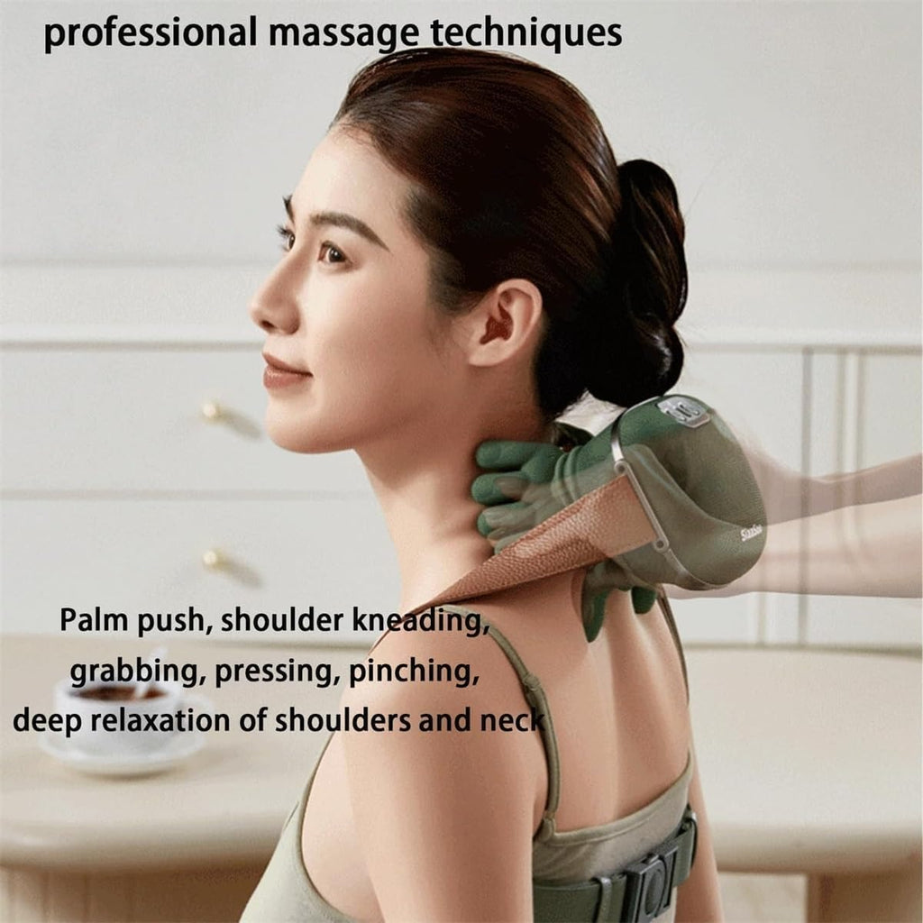 Smart Finger Pressure Neck Massager Electric With Finger Pressure Simulation For Relaxation And Relief