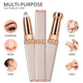 Updated Design 2-in-1 Flawless Eyebrow Trimmer | USB Rechargeable 2in1 Flawless Trimmer With Wire & Cleaning Brush | Eyebrow & Upper Lips Trimmer For Women (Rechargeable)