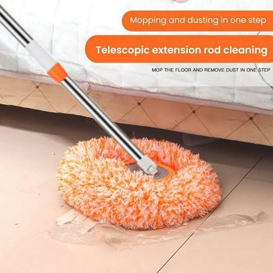 Sunflower Mop with Long Telescopic Stick – Microfiber Floor Cleaning Mop
