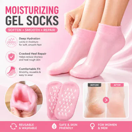 Moisturizing Spa Gel Socks | Silicon Socks For Women | Foot Care Spa Gel Socks
