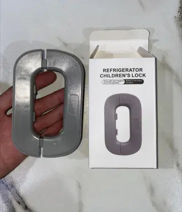 Child Safety Fridge Lock – Self Adhesive Baby Proof Lock for Refrigerator, Cabinets & Drawers | Strong, Easy Installation