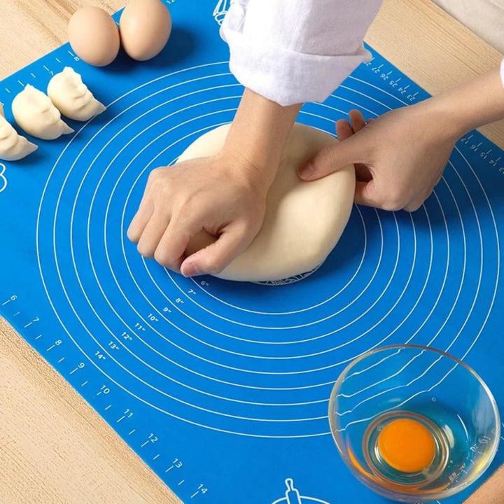 Silicone Roti Mat | Large Size 50x40cm Silicon Roti Mat For Kitchen | Non-stick Baking Mat Kneading Dough Pad (Random Color)