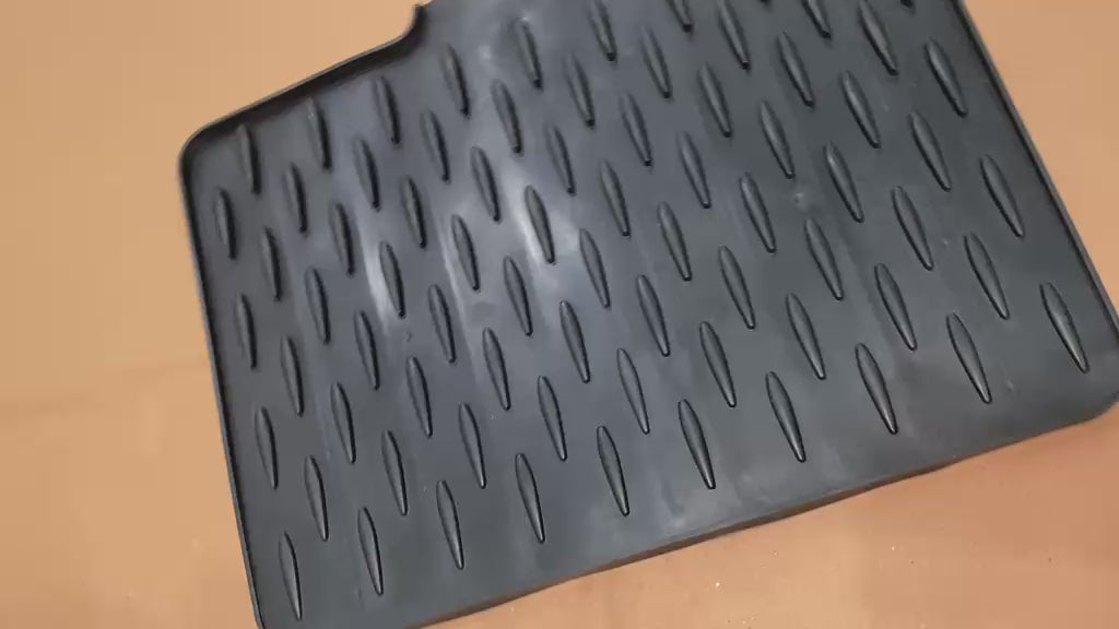 Big Size Silicon Drain Mat | 14x10 Inch Anti Slip Sink Drain Mat For Kitchen | Waterproof Pad For Kitchen